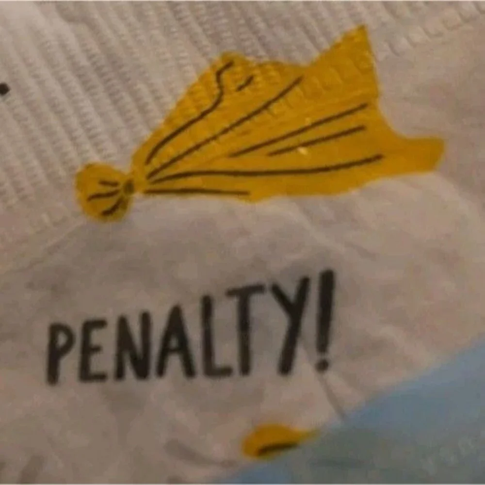 40 2-Ply Football novelty napkins with penalty flags Super Bowl party tailgate